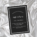 Search for men birthday invitations Modern