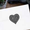 Search for chalk wedding stickers Initials