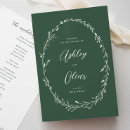Search for rustic wedding programs Floral
