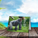 Search for funny gorilla birthday cards Ape