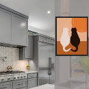 Search for pairs posters Black and white