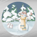 Search for snow bunny stickers Snowman