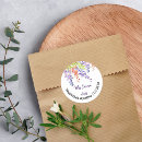 Search for lavender flower stickers Watercolor