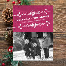 Search for family photo christmas invitations Elegant script