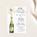 Search for pop the bubbly bridal shower invitations Champagne