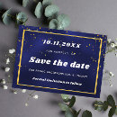 Search for navy gold save the dates Modern