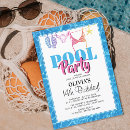 Search for teen swim birthday invitations Teenager