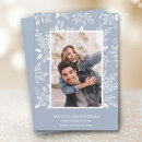 Search for dusty blue christmas cards Merry