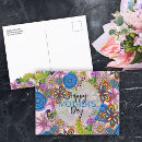 Search for flower return postcards For her