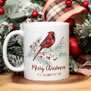 Search for northern red cardinal mugs Merry christmas