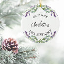 Search for violet flower christmas tree decorations Lavender