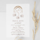 Search for peace love baby invitations Boho