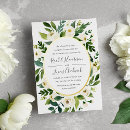Search for white peony wedding invitations Botanical foliage