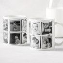 Search for modern black and white mugs Collage