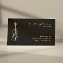 Search for violin teacher business cards Modern