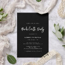 Search for trendy hens party invitations Black