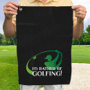 Search for funny sayings golf golf towels Black and white