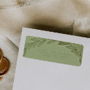 Search for wreath return address labels Green