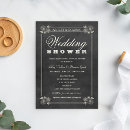 Search for vintage shower wedding invitations Floral