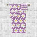 Search for purple flowers bath towels Daisy