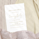 Search for elegant evening wedding invitations Minimalist
