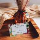 Search for burgundy place cards Watercolor flowers