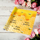 Search for bumble bee wrapping paper Honeybees