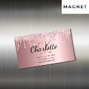 Search for name business cards Blush pink