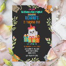 Search for cat party invitations Pawty