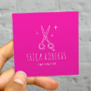 Search for hot pink business cards Beauty salon