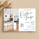 Search for open house invitations Modern