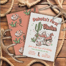 Search for how the west was one birthday invitations Western