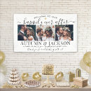 Search for wedding banners Black and white