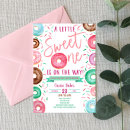 Search for blue doughnut baby shower invitations Sweet