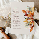 Search for watercolor leaves wedding invitations Rustic