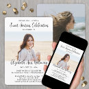 Search for stylish sweet 16 invitations Black and white