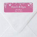 Search for pink return address labels Birthday party