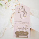 Search for all in one baby shower invitations Pink