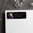 Search for moody floral return address labels Greenery