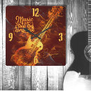 Search for guitar clocks Music notes
