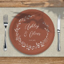 Search for rustic wedding plates Botanical