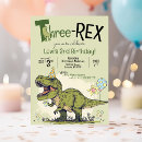 Search for three rex boy invitations Printable