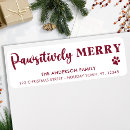 Search for christmas dog return address labels Festive