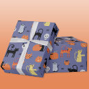 Search for purple spider wrapping paper Ghost