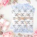 Search for light blue wrapping paper Blue and white