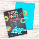 Search for neon pool party invitations Summer