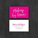Search for hot pink business cards Hair stylist