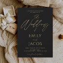 Search for gold foiled wedding invitations Typography