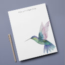 Search for hummingbird note cards Elegant