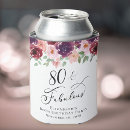 Search for 80th birthday can coolers Chic